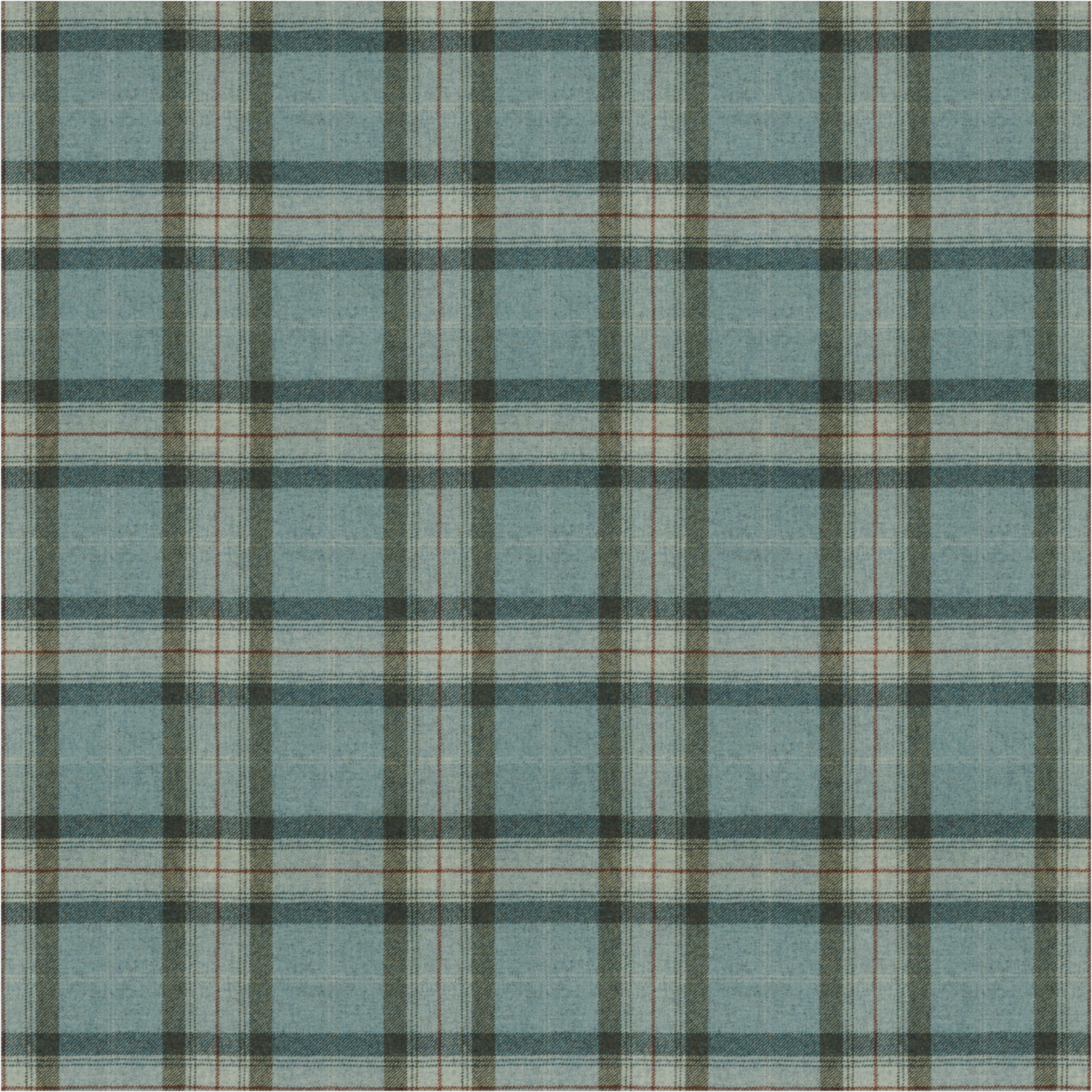 Solway Check Duck Egg Fabric