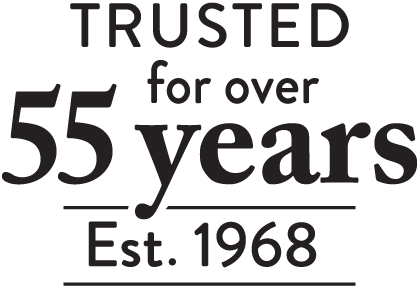 Trusted for over 55 Years