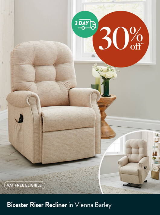 Bicester Riser Recliner in Vienna Barley