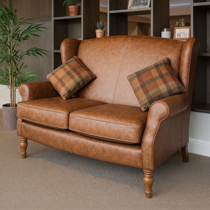 Glenmore 2 Seater Sofa in Saloon Tan