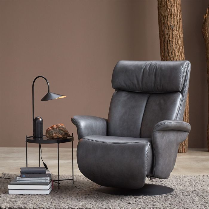 Himolla Manual Recliner in Soft-Nappa 22 Alpin