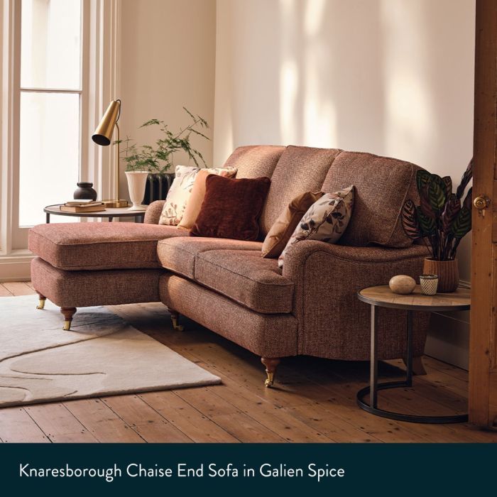 Knaresborough Chaise Sofa in Galien Spice