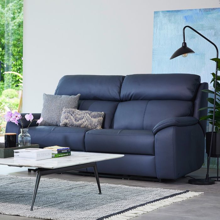 Lucca 3 Seater in Torello Blue