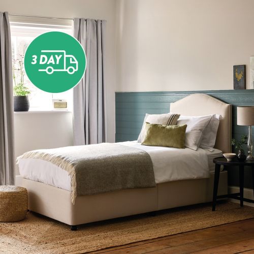 4ft Adjustable Bed in Sherlock-Pearl