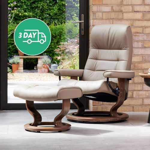 Stressless® Opal Classic Base with Footstool (Express)