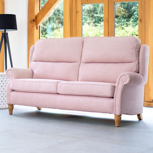 Burrows Classic 2 Seater Sofa in Blake Blush