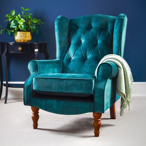 Glenmore Fireside Chair in Blake Blush
