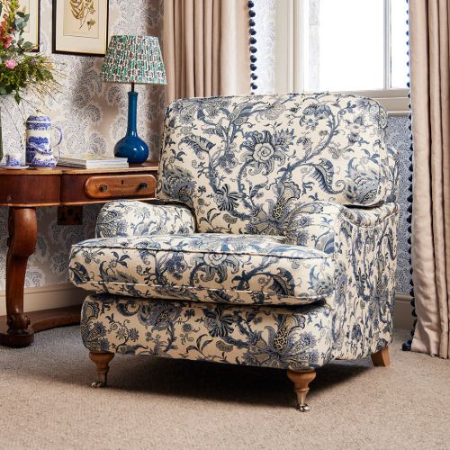 Knaresborough Armchair in Carrera Hessian