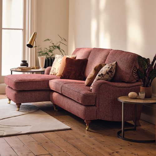 Knaresborough Chaise Sofa in Galien Spice