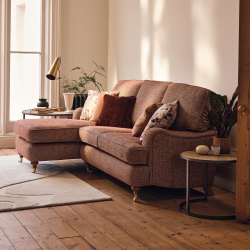 Knaresborough Chaise Sofa in Galien Spice