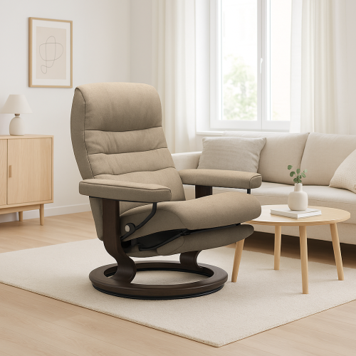Stressless® Opal Classic Power Recliner (Medium)