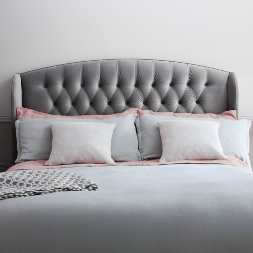 Winged Button Headboard