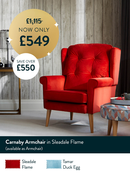 Carnaby Armchair in Sleadale Flame