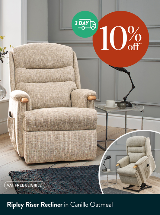 Ripley Riser Recliner in Canillo Oatmeal