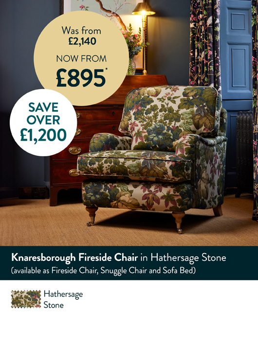Knaresborough Fireside Chair in Hathersage Stone