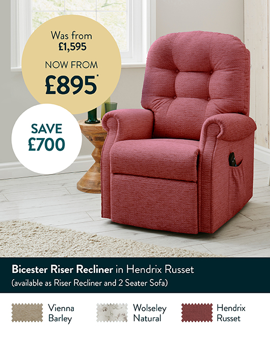 Bicester Riser Recliner in Hendrix