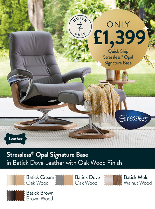 Stressless Opal Signature Base in Batick Dove