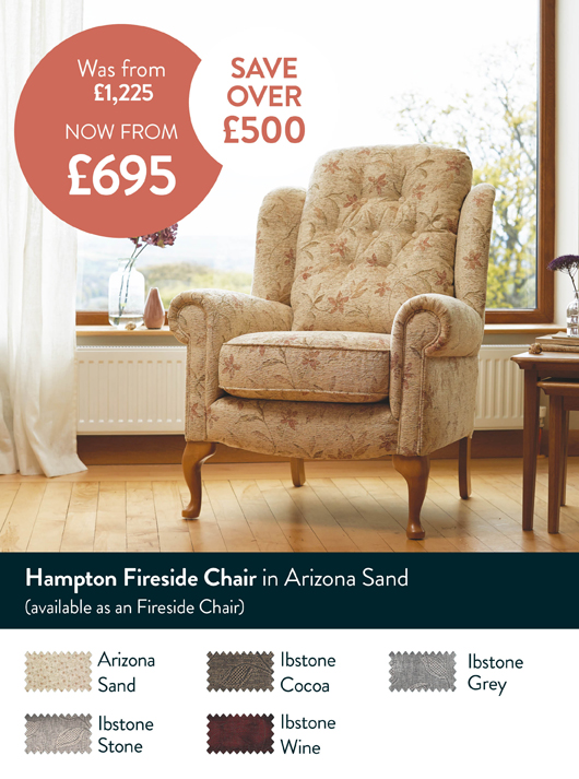 Hampton Fireside Chair Arizona Sand