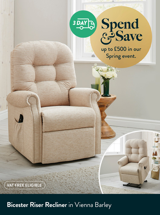 Bicester Riser Recliner in Vienna Barley