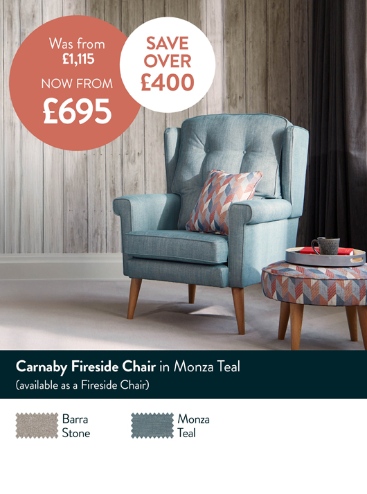 Carnaby Fireside Chair Monza Teal
