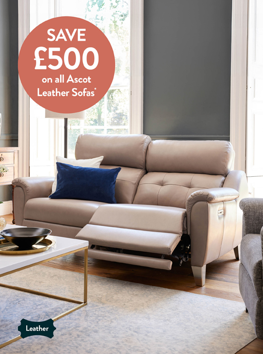 Ascot Leather Sofa