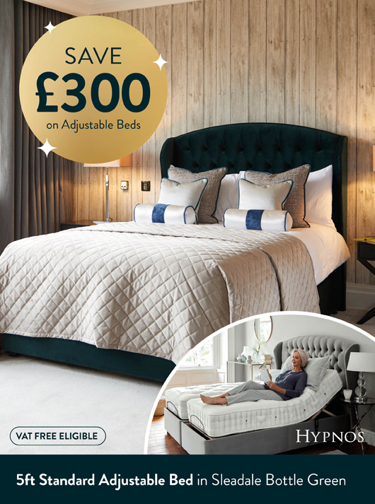 5ft Adjustable Bed in Sleadale Bottle Green