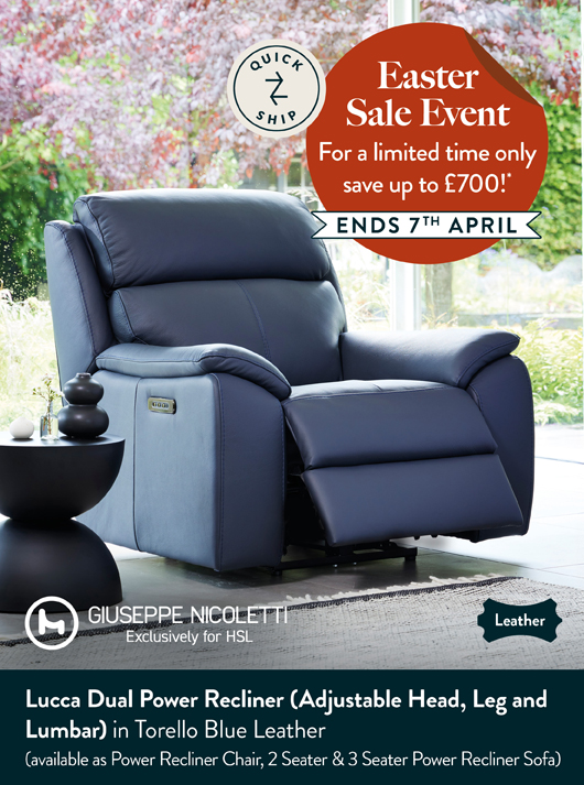 Lucca Dual Motor Power Recliner 