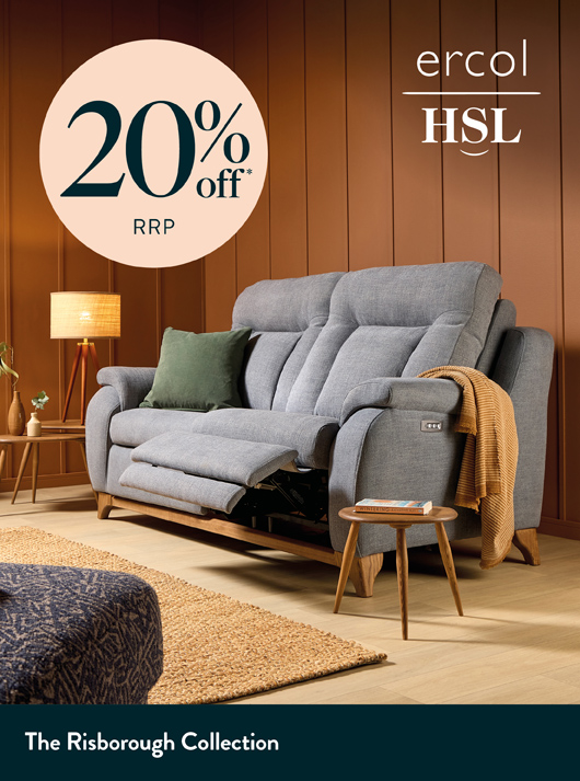 ercol Risborough Collection - Power Recliner Sofa