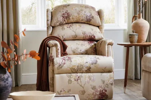 Riser recliner reclined position