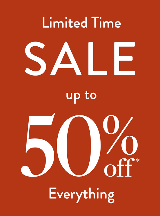 Sale - up to 50% off
