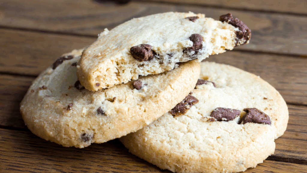 Shortbread Cookies with Chocolate Chips