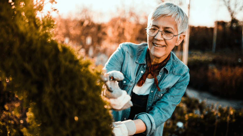 How to achieve good posture while gardening