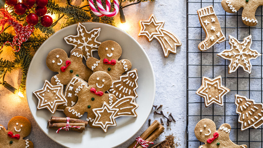 Christmas Gingerbread Men & Festive Shapes