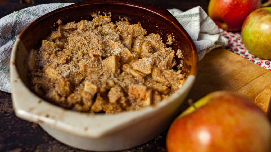 Toffee Apple Crumble