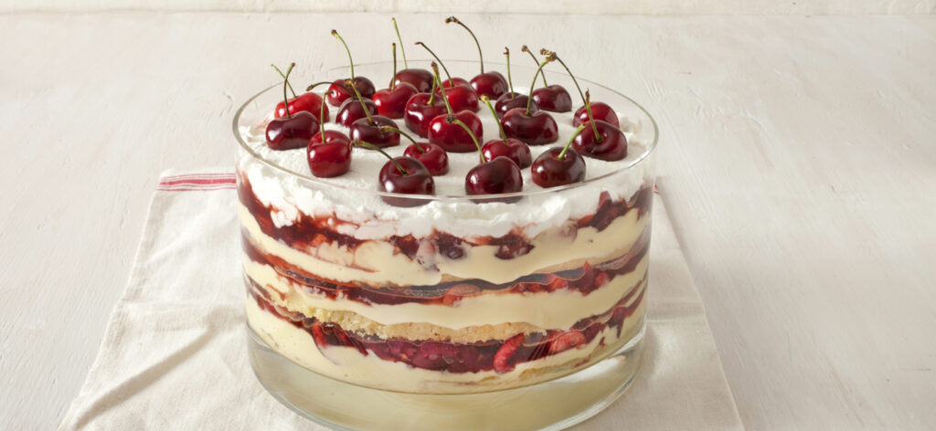 Summertime Cherry Trifle